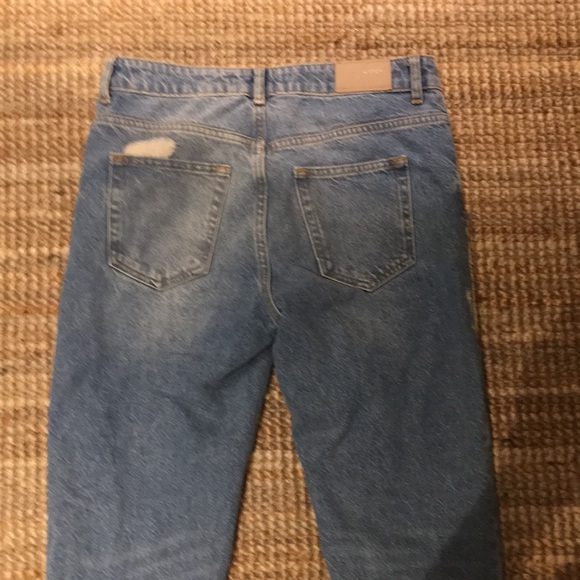 NWOT Zara dad boyfriend ripped jeans - Picture 6 of 6